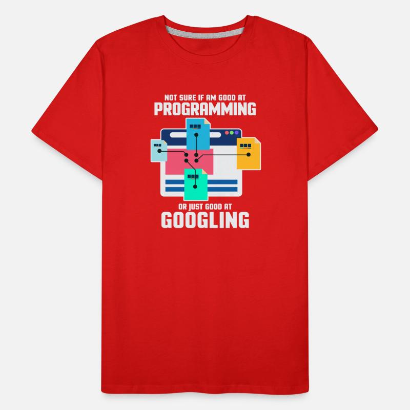 Programmer Programming IT Computer Gift Men's Premium Organic T-Shirt