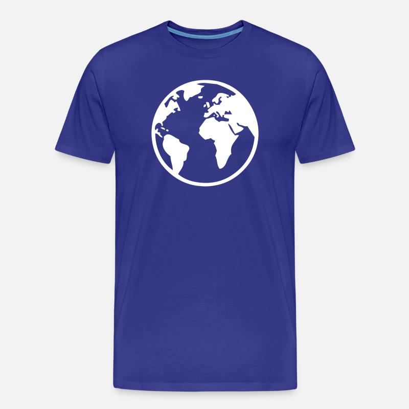 Erde - Männer Premium Bio T-Shirt - Königsblau