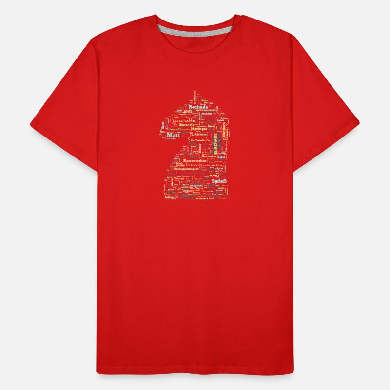 Chess chess terms Springer Men's Premium Organic T-Shirt