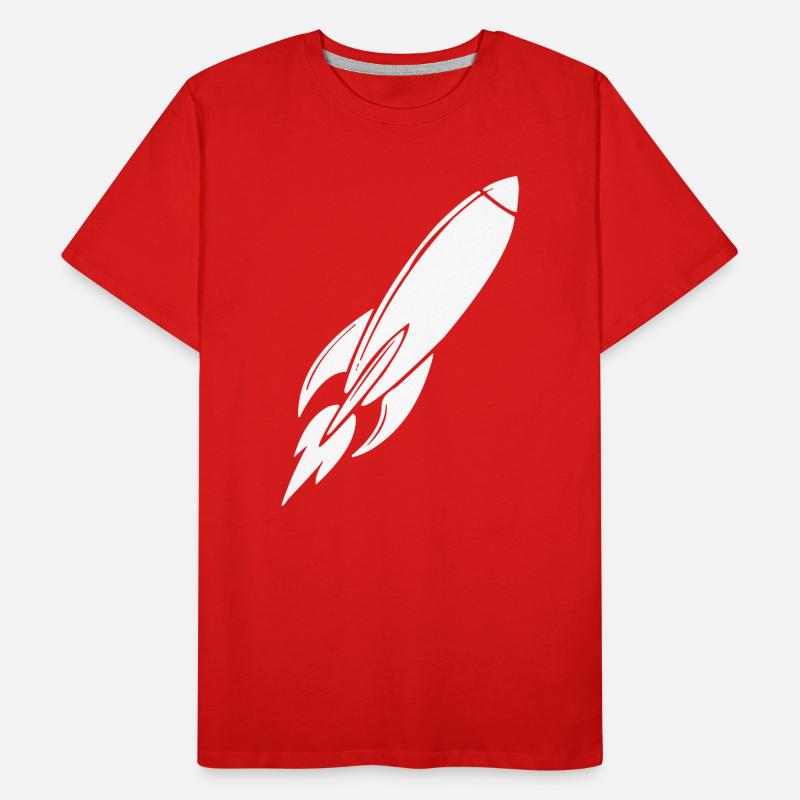 fusée T-shirt bio Premium Homme