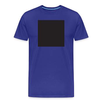 Carré monochrome carré viereck - T-shirt bio Premium Homme - bleu roi - Devant - Damien (186cm)