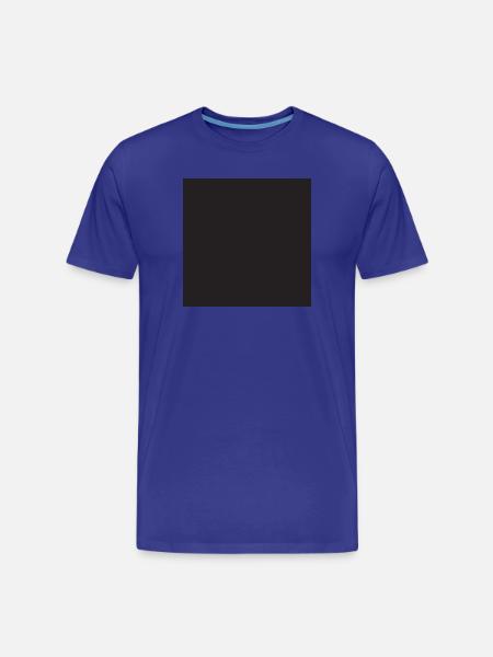 Square monochrome Viereck square - Men's Premium Organic T-Shirt - royal blue