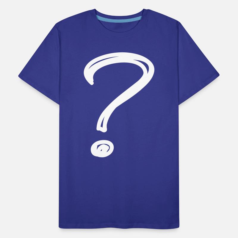 Un point d'interrogation T-shirt bio Premium Homme
