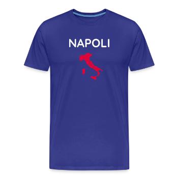 Naples Neapel Souvenir de Naples - T-shirt bio Premium Homme - bleu roi - Devant - Damien (186cm)