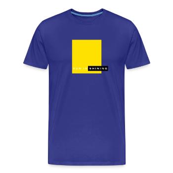 sun is shining - Männer Premium Bio T-Shirt - Königsblau - Vorne - Damien (186cm)