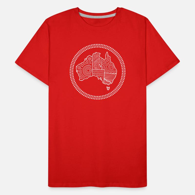 australia T-shirt bio Premium Homme