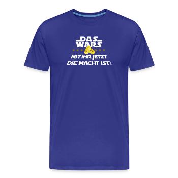 Les guerres disent célibataire fête de mariage - T-shirt bio Premium Homme - bleu roi - Devant - Damien (186cm)