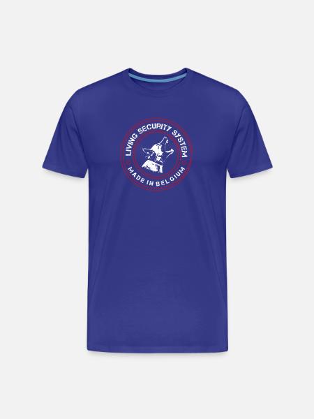 Malinois living Security System - Männer Premium Bio T-Shirt - Königsblau