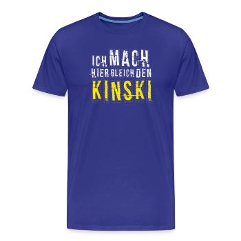 Schlechte Laune - Ausrasten - Lustiger Spruch - Männer Premium Bio T-Shirt - Königsblau - Vorne - Damien (186cm)
