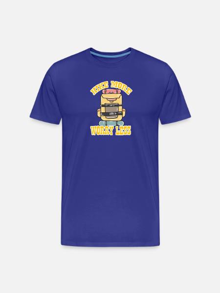 Sac à dos - T-shirt bio Premium Homme - bleu roi