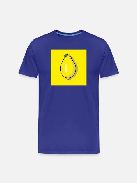 lemon lemon - Men's Premium Organic T-Shirt - royal blue