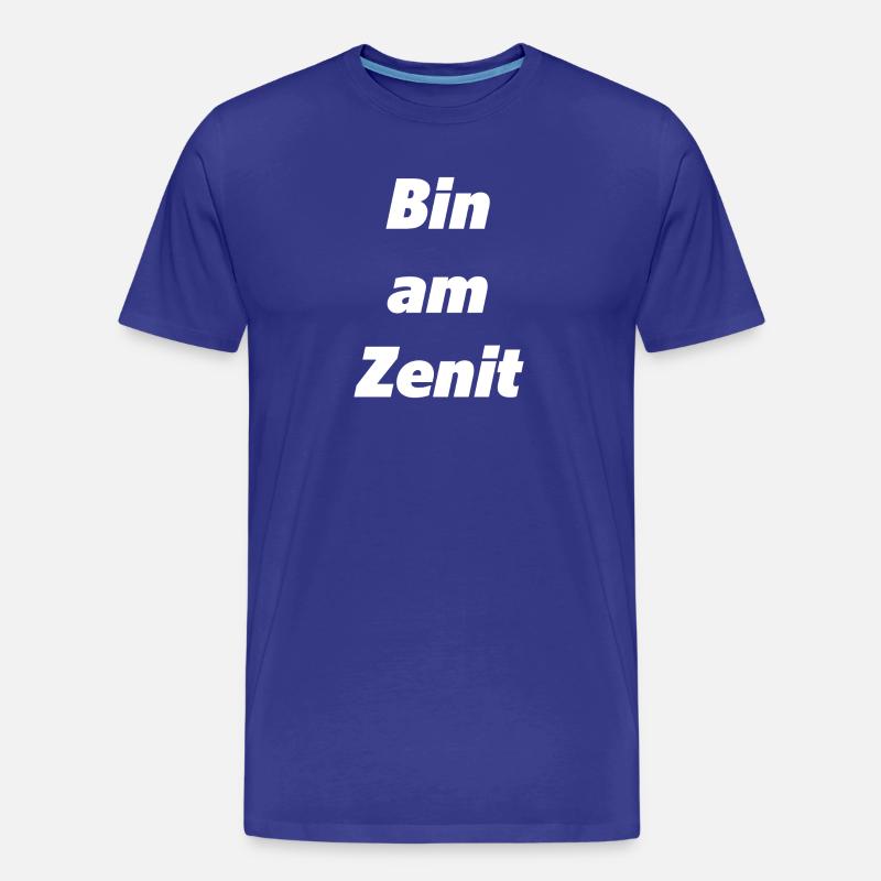 Bin am Zenit - Männer Premium Bio T-Shirt - Königsblau