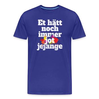 Et Hätt Toujours Jot Jejange Kölsch Cologne - T-shirt bio Premium Homme - bleu roi - Devant - Damien (186cm)