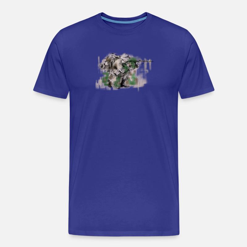 Special Forces - Männer Premium Bio T-Shirt - Königsblau