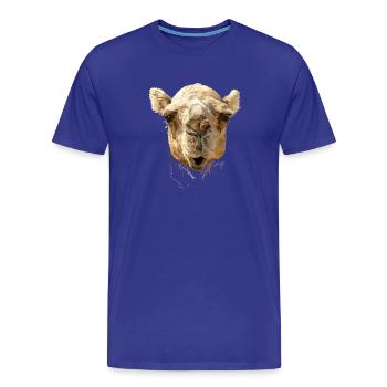 kamel - Männer Premium Bio T-Shirt - Königsblau - Vorne - Damien (186cm)