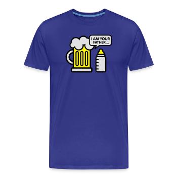 I am your father - T-shirt bio Premium Homme - bleu roi - Devant - Damien (186cm)