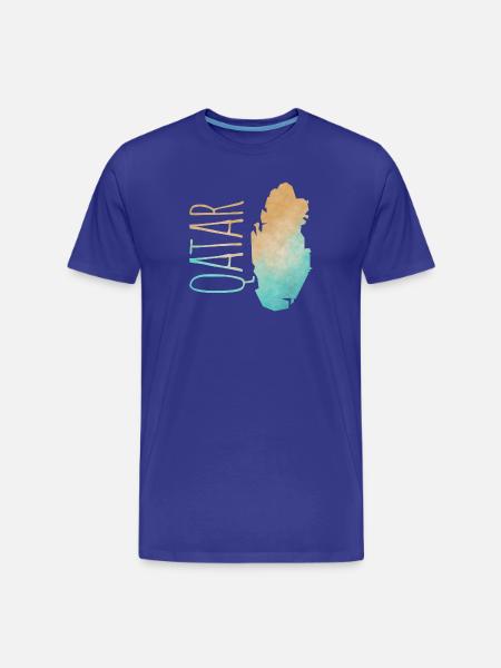 Qatar - Men's Premium Organic T-Shirt - royal blue