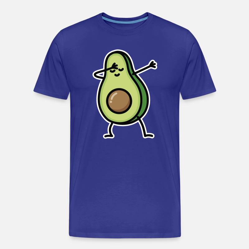 Avocado dab dabbing - Männer Premium Bio T-Shirt - Königsblau
