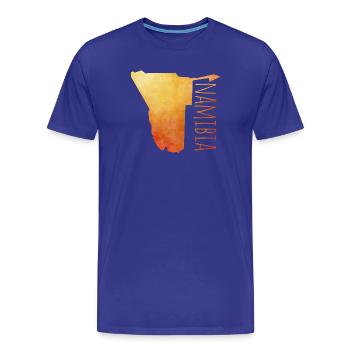 Namibia - Männer Premium Bio T-Shirt - Königsblau - Vorne - Damien (186cm)