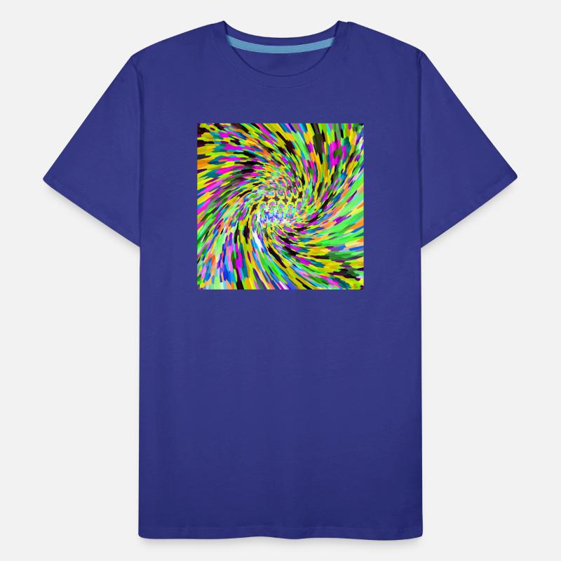 Vortex psychédélique T-shirt bio Premium Homme