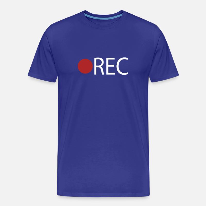 REC Recording - Männer Premium Bio T-Shirt - Königsblau