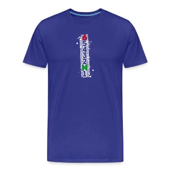 Gangschaltung Motorrad Motorräder Biker Maschine - Männer Premium Bio T-Shirt - Königsblau - Vorne - Damien (186cm)