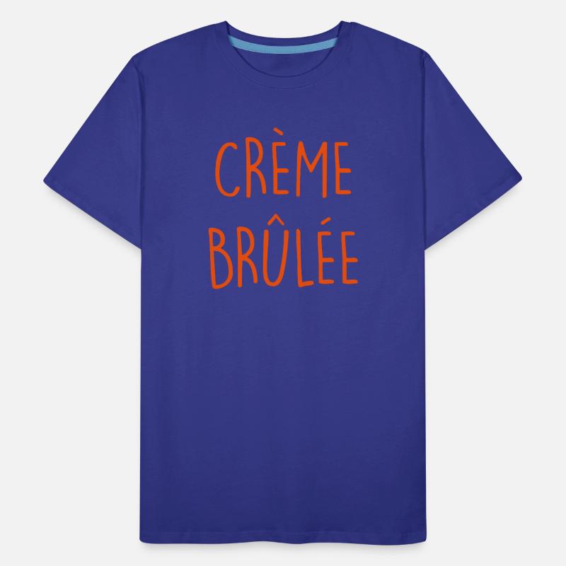 CRÈME BRULEE Pudding Men's Premium Organic T-Shirt