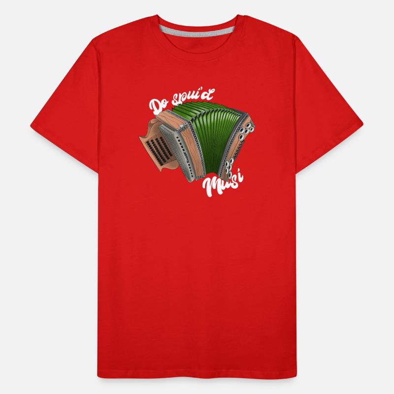 Do spui'd Musi // hell | ZiachON! Männer Premium Bio T-Shirt