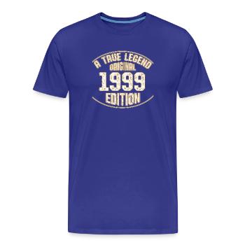 1999 Geburtsjahr - Männer Premium Bio T-Shirt - Königsblau - Vorne - Damien (186cm)