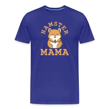 Hamster hamster doré - T-shirt bio Premium Homme - bleu roi - Devant - Damien (186cm)