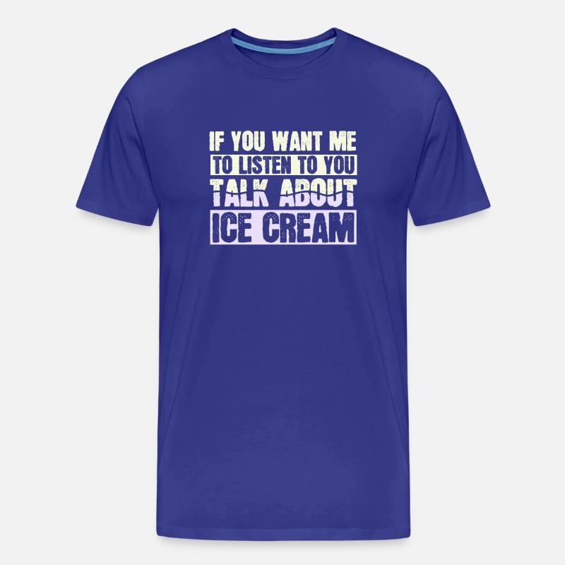 Eis - Männer Premium Bio T-Shirt - Königsblau
