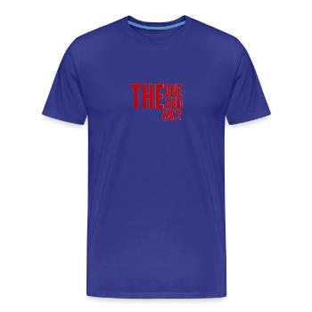 le seul et unique - T-shirt bio Premium Homme - bleu roi - Devant - Damien (186cm)