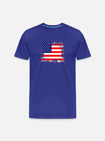 États-Unis - États-Unis - T-shirt bio Premium Homme - bleu roi