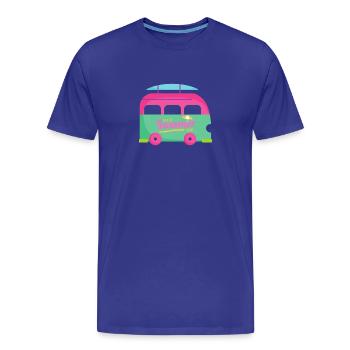 Sommerzeit lässiger Van für den Sommer - Männer Premium Bio T-Shirt - Königsblau - Vorne - Damien (186cm)