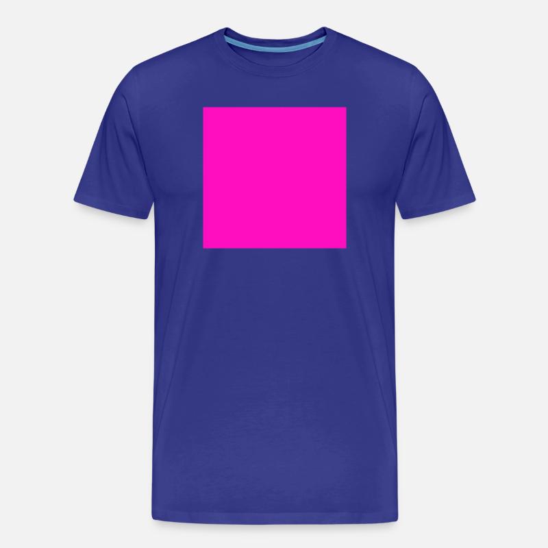 pinker Hintergrund Textur Vorlage personalisieren - Männer Premium Bio T-Shirt - Königsblau