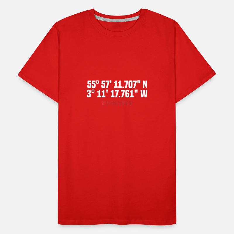 Edinburgh – Coordinates & Urban Style Men's Premium Organic T-Shirt