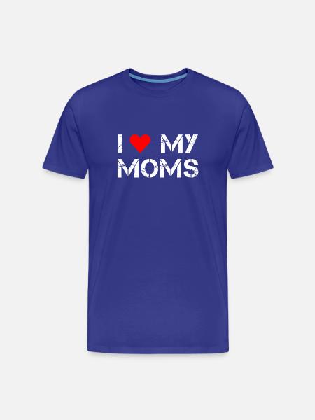 J'aime mes mamans - T-shirt bio Premium Homme - bleu roi