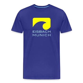Munich Eisbach - Männer Premium Bio T-Shirt - Königsblau - Vorne - Damien (186cm)