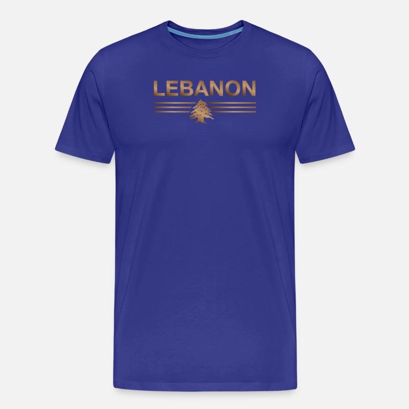 Libanon Beirut Libanese Libanesin Libanesisch LBN - Männer Premium Bio T-Shirt - Königsblau