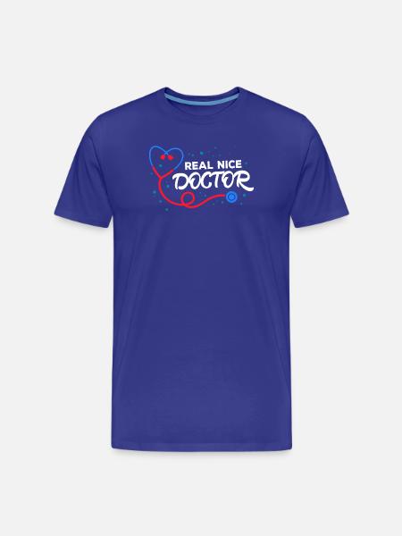 Doktor Arzt Facharzt Assistenzarzt Notarzt Beruf - Männer Premium Bio T-Shirt - Königsblau
