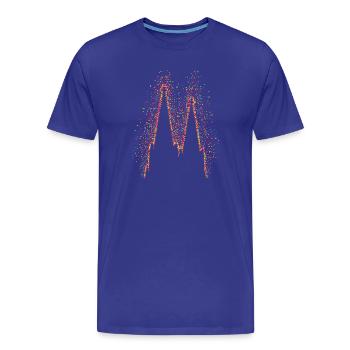 Kölner Dom Konfetti Im Herzen Karneval Herz Köln - Männer Premium Bio T-Shirt - Königsblau - Vorne - Damien (186cm)