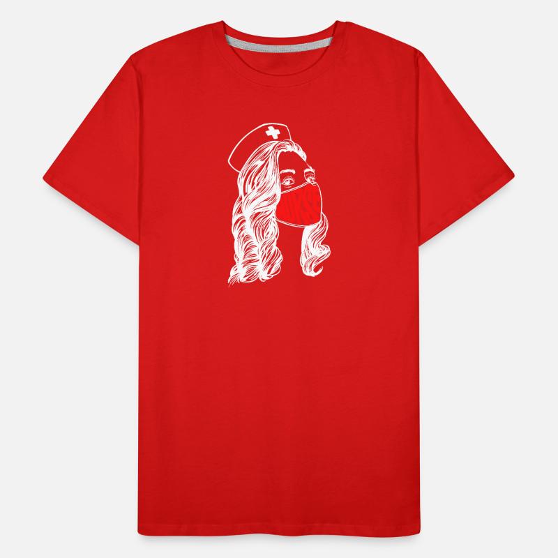 Krankenschwester Pflegerin Krankenpflegerin Beruf Männer Premium Bio T-Shirt