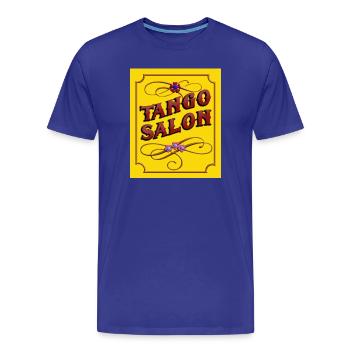 Tango Salon - Men's Premium Organic T-Shirt - royal blue - Front - Damien (186cm)