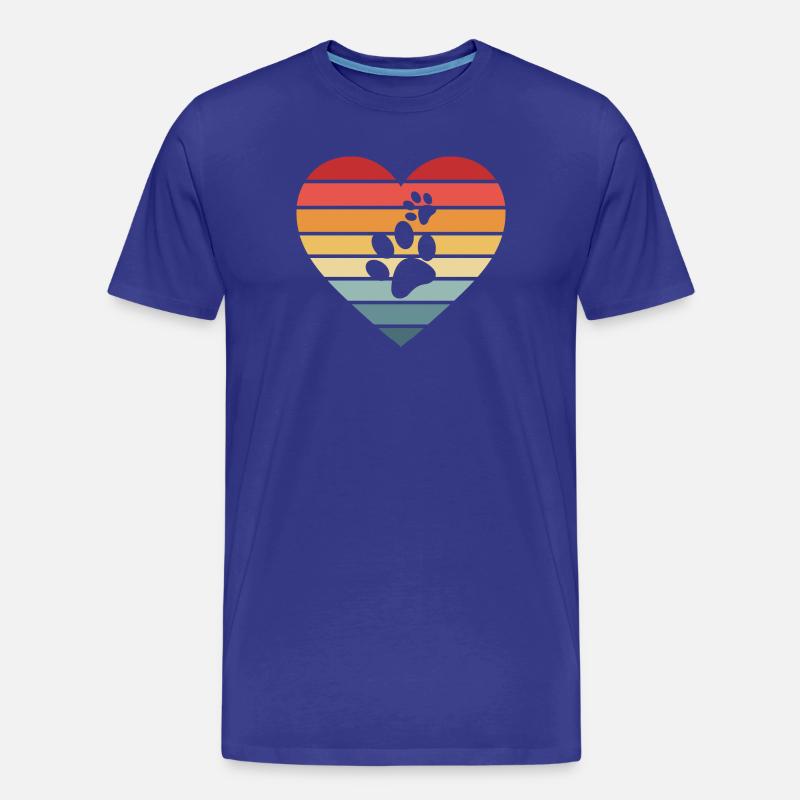 Hund Hunde - Männer Premium Bio T-Shirt - Königsblau