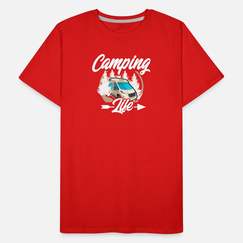 Camping Life Männer Premium Bio T-Shirt