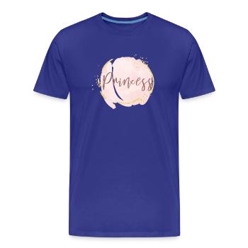 Princess Pink Gold Accents - T-shirt bio Premium Homme - bleu roi - Devant - Damien (186cm)
