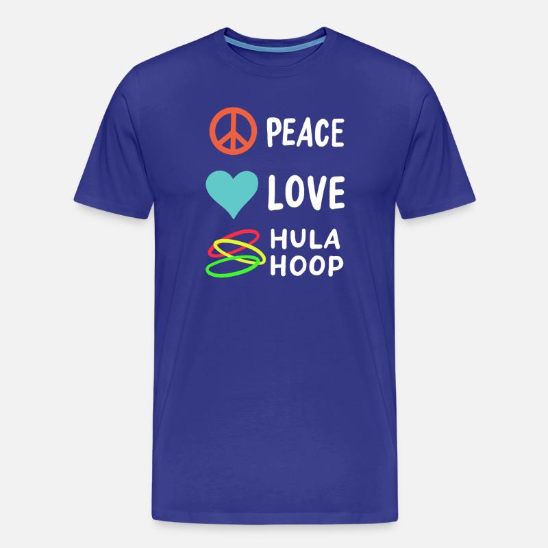 Hulahoop - Männer Premium Bio T-Shirt - Königsblau