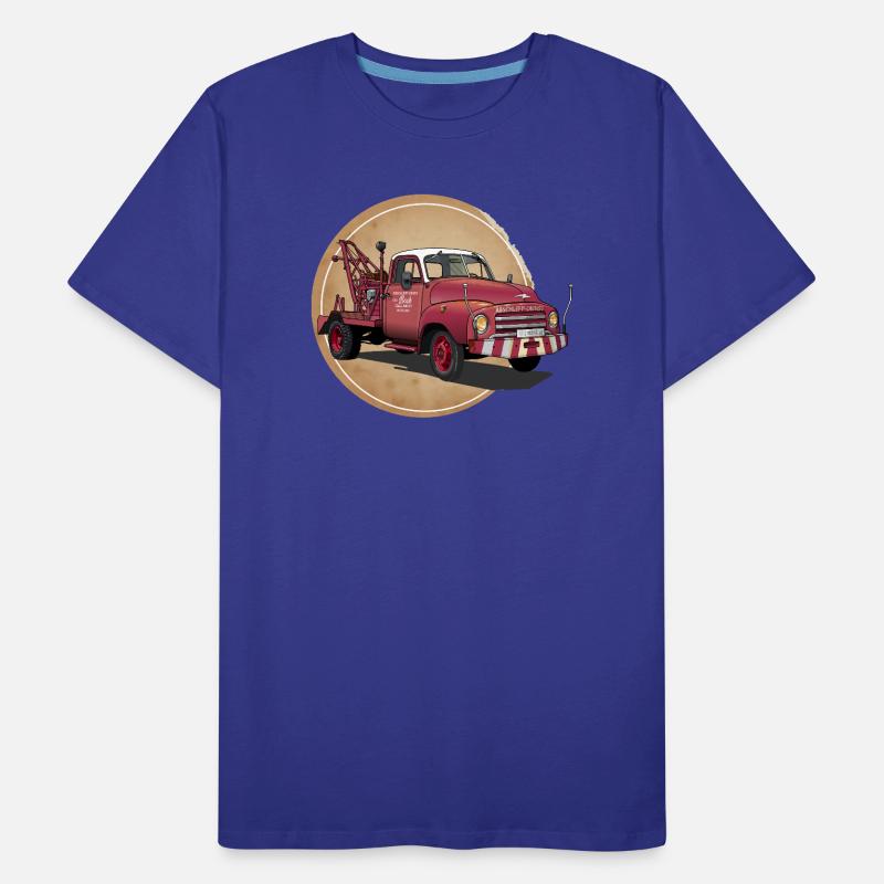Abschleppwagen Oldtimer Männer Premium Bio T-Shirt