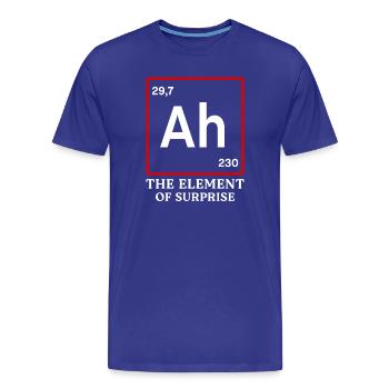 Project Hail Mary Ah - Men's Premium Organic T-Shirt - royal blue - Front - Damien (186cm)