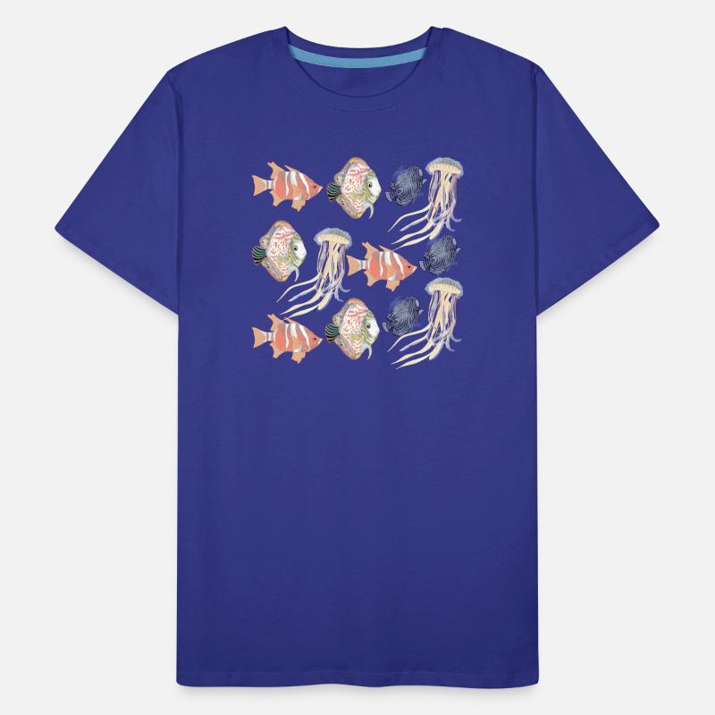 SEALIFE PATTERN Men's Premium Organic T-Shirt